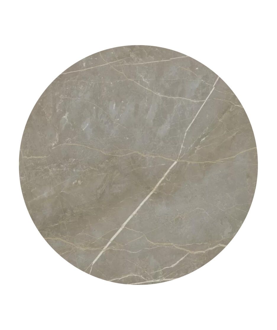Laminat bordplate, classic cracked marble Ø117 | NICHE Interiør & Storkjøkken
