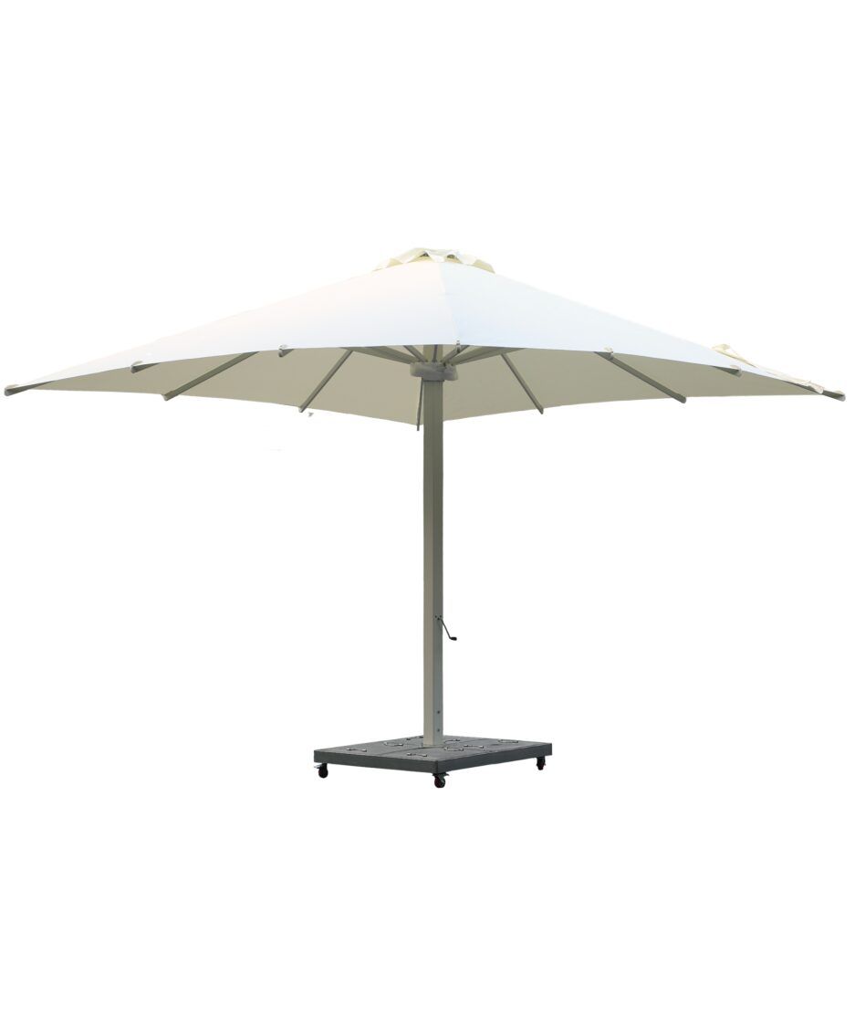 Premium parasoll 4x4m - lys sand | NICHE Interiør & Storkjøkken