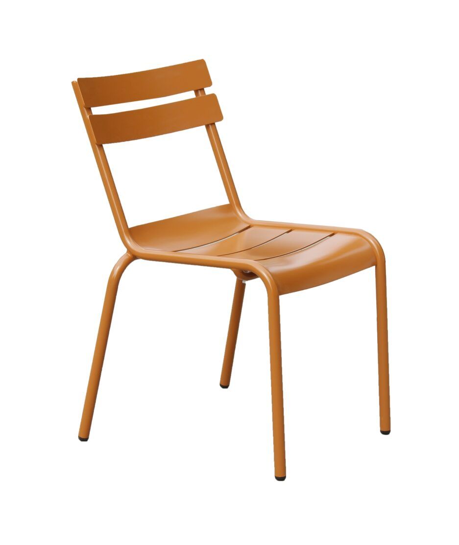 Promenade stol aluminium, RAL 8023 | NICHE Interiør & Storkjøkken