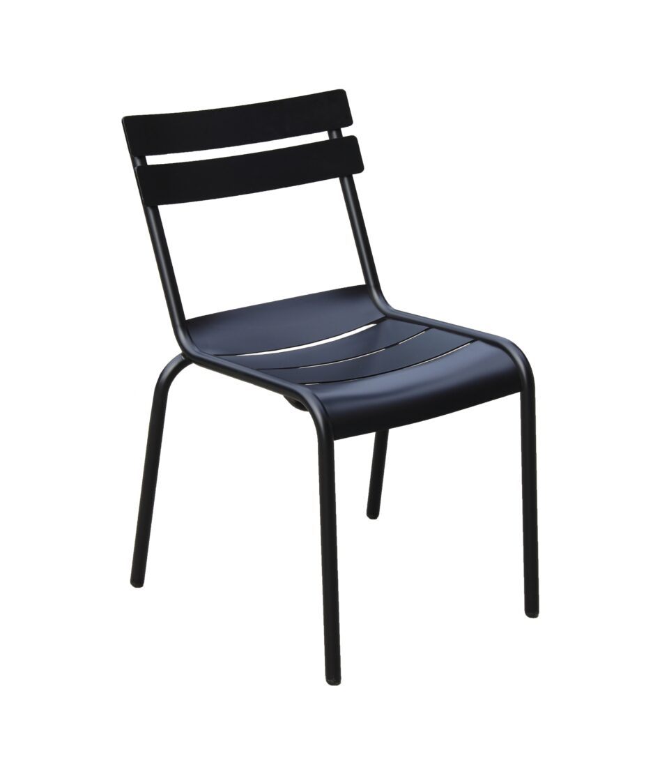 Promenade stol aluminium, RAL 9005 | NICHE Interiør & Storkjøkken