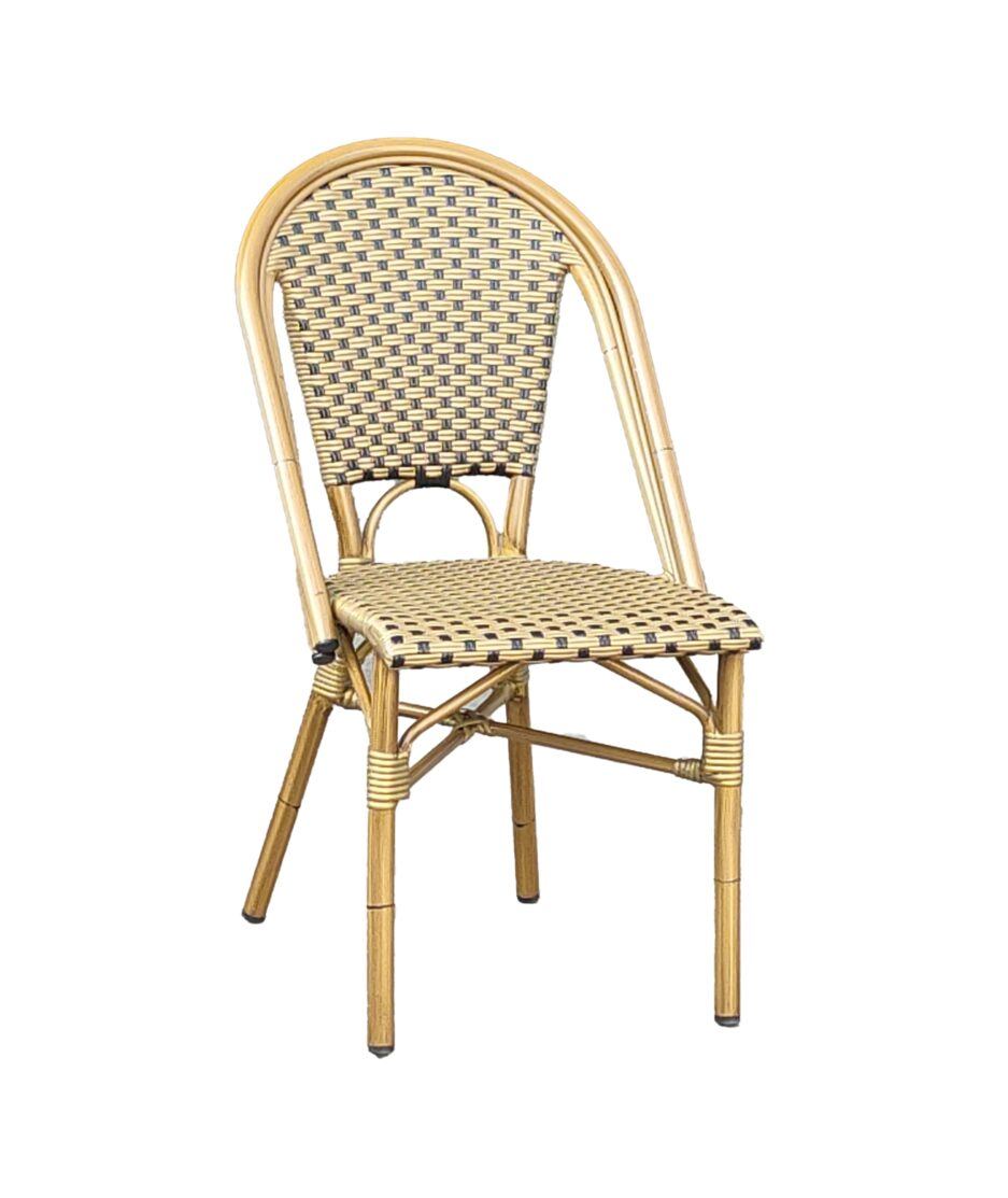 Pascal Paris stol, Sort/Sand | NICHE Interiør & Storkjøkken